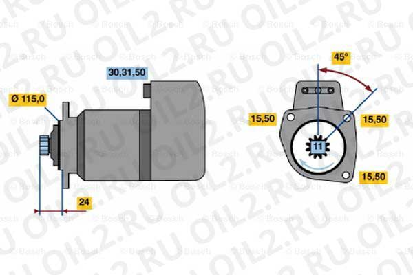 стартер (Bosch 0001417005). Фотогаллерея. стартер (Bosch 0001417005). Фотогаллерея.