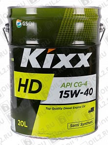 KIXX HD 15W-40 API CG-4 20 . 