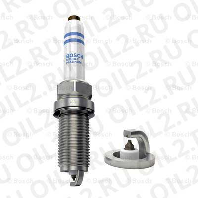 spark plug, double platinum (Bosch 0241245673). .