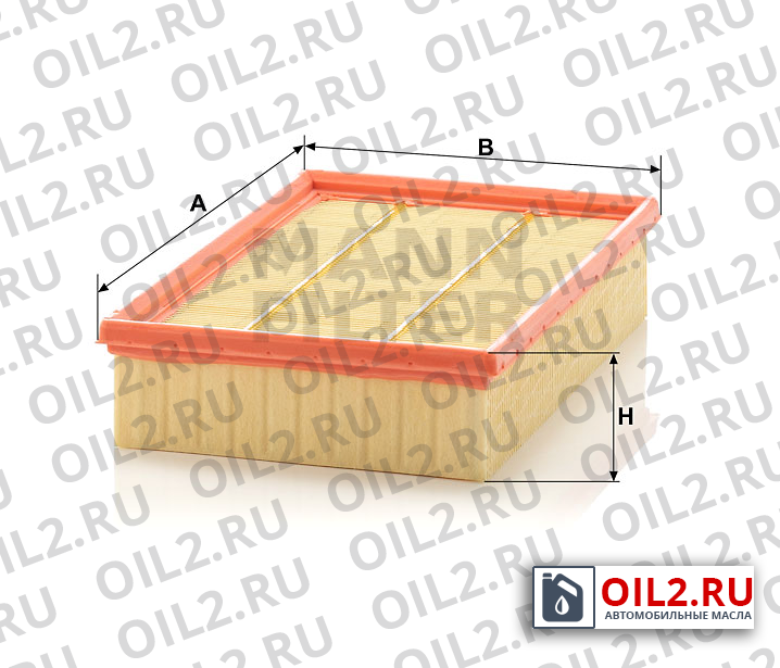 Габаритный чертеж MANN C 28 100 Габаритный чертеж MANN C 28 100