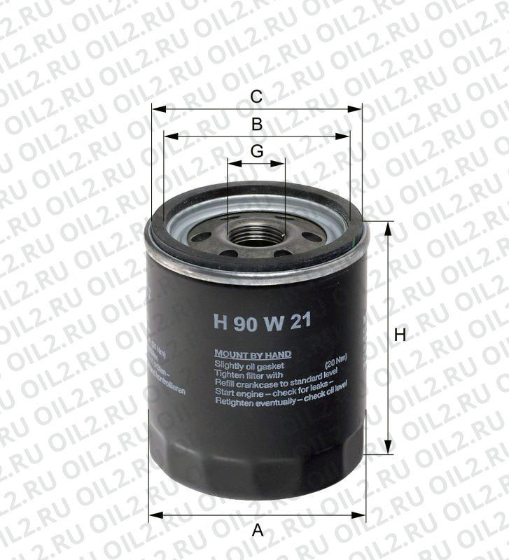 ������   Hengst H90W21