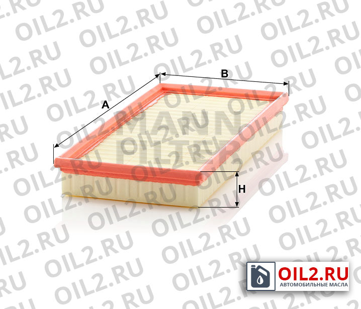 Габаритный чертеж MANN C 34 110 Габаритный чертеж MANN C 34 110