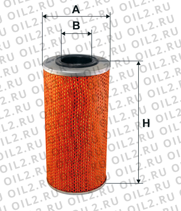 Габаритный чертеж Фильтр FILTRON OM 500/1 Габаритный чертеж Фильтр FILTRON OM 500/1