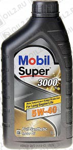 пїЅпїЅпїЅпїЅпїЅпїЅ Моторное масло Mobil Super 3000 X1 5W-40 1 л.