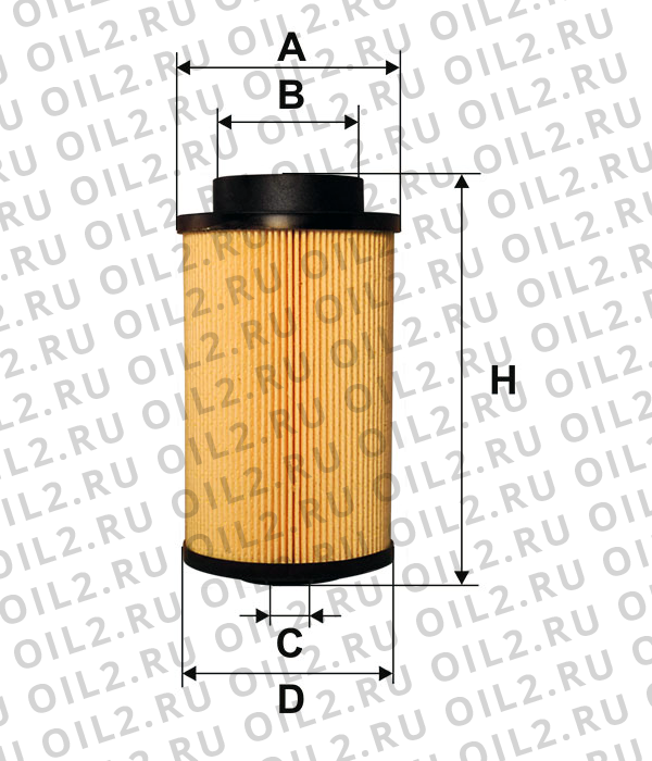 Габаритный чертеж Фильтр FILTRON PE 977/1 Габаритный чертеж Фильтр FILTRON PE 977/1