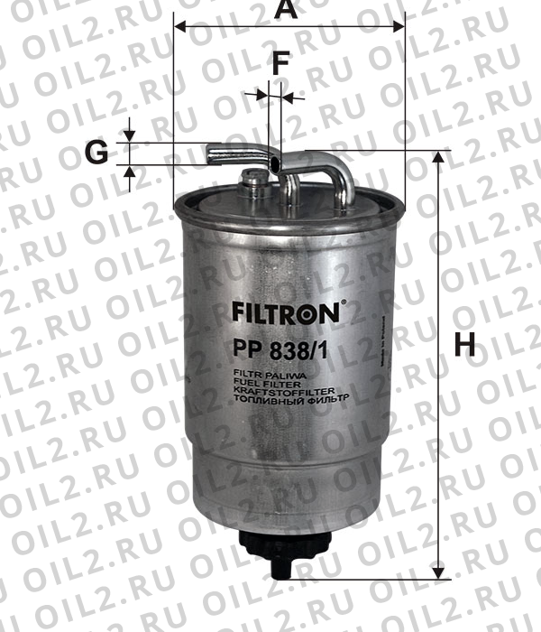 ���������� ������ ������ FILTRON PP 838/1
