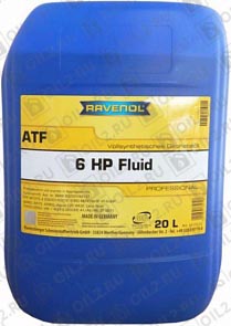 пїЅпїЅпїЅпїЅпїЅпїЅ Трансмиссионное масло RAVENOL ATF 6 HP Fluid 20 л.