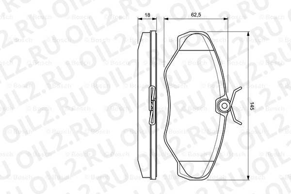набор тормозных колодок; фронт (Bosch 0986424636). Фотогаллерея. набор тормозных колодок; фронт (Bosch 0986424636). Фотогаллерея.