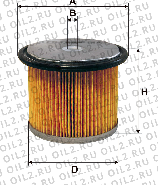 Габаритный чертеж Фильтр FILTRON PM 858 Габаритный чертеж Фильтр FILTRON PM 858