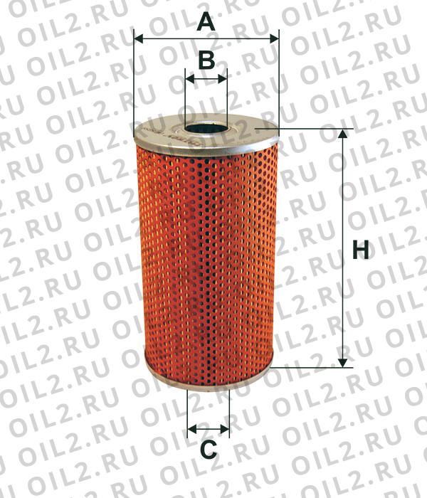 Габаритный чертеж Фильтр FILTRON OM 585H Габаритный чертеж Фильтр FILTRON OM 585H