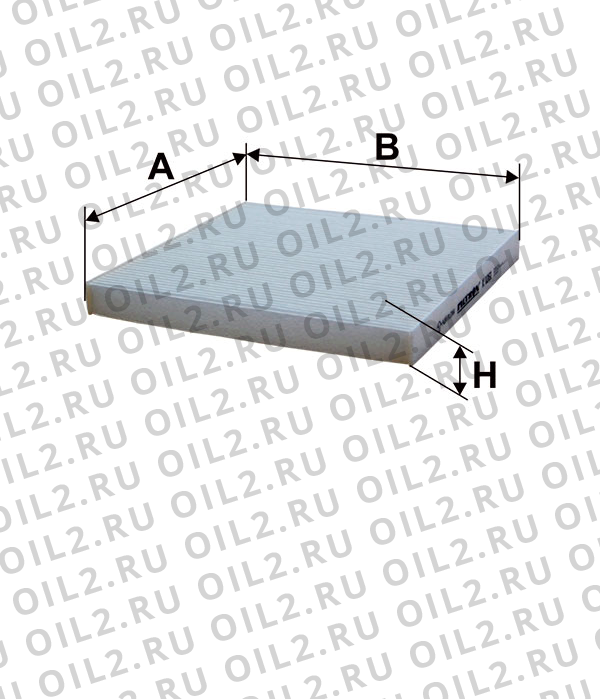 Габаритный чертеж Фильтр FILTRON K 1261 Габаритный чертеж Фильтр FILTRON K 1261