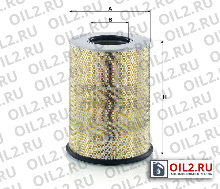 Габаритный чертеж MANN CF 1510/1 Габаритный чертеж MANN CF 1510/1
