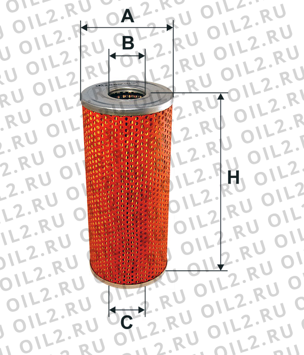 Габаритный чертеж Фильтр FILTRON OM 501 Габаритный чертеж Фильтр FILTRON OM 501
