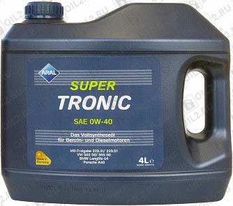 ARAL SuperTronic 0W-40 4 . 