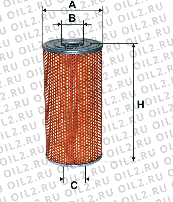 Габаритный чертеж Фильтр FILTRON OM 502 Габаритный чертеж Фильтр FILTRON OM 502