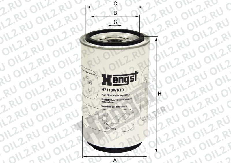 ������   Hengst H7118WK10