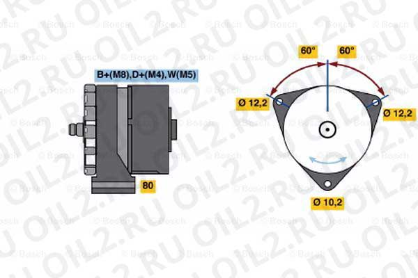 генератор (Bosch 0120488277). Фотогаллерея. генератор (Bosch 0120488277). Фотогаллерея.