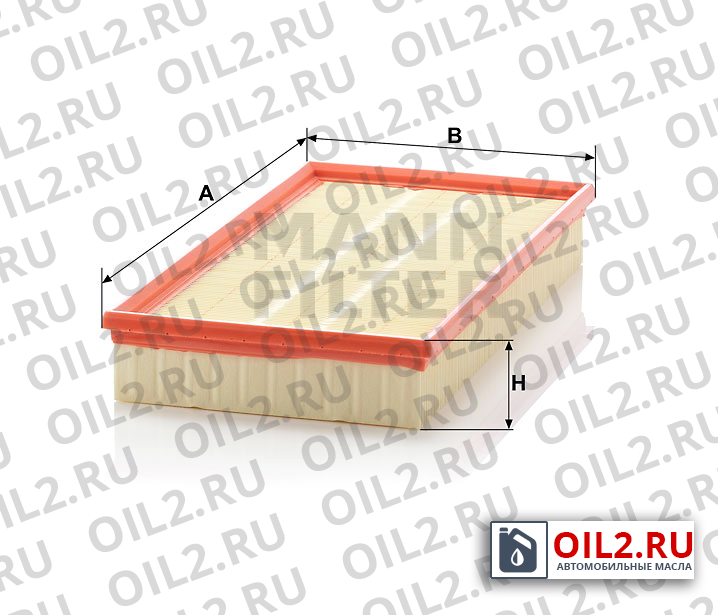 Габаритный чертеж MANN C 35 148 Габаритный чертеж MANN C 35 148