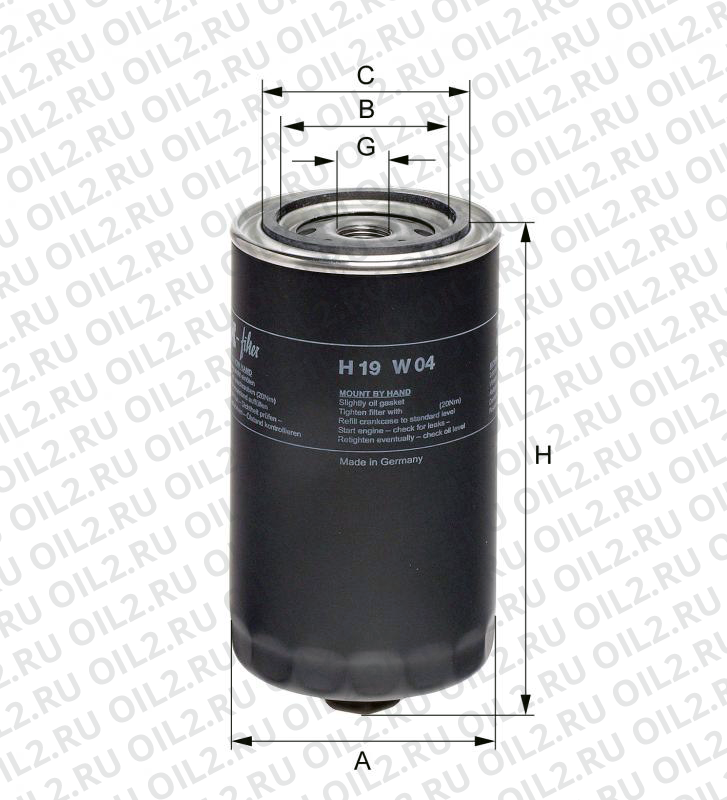 ������ ������� Hengst H19W04. ���� ������.