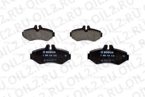 набор тормозных колодок; задний (Bosch 0986424516). Фотогаллерея. набор тормозных колодок; задний (Bosch 0986424516). Фотогаллерея.