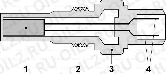 temperature sensor, intake air (Bosch 0280130039). .