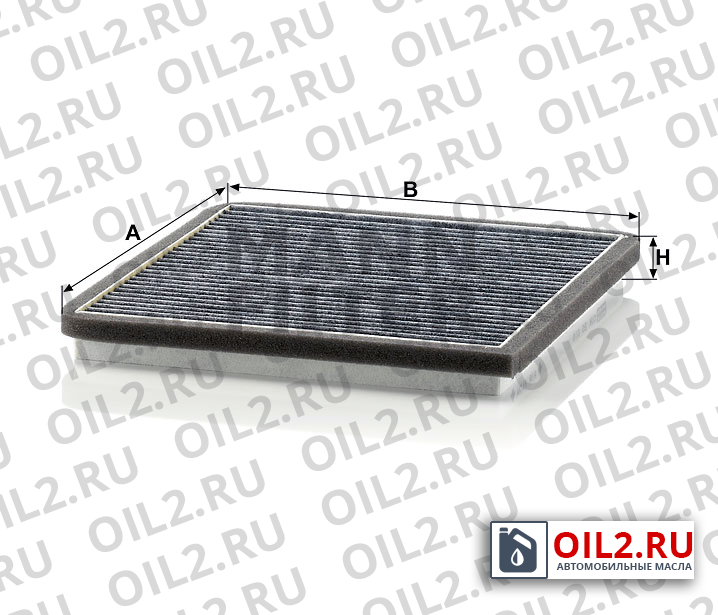 Габаритный чертеж MANN CUK 20 010 Габаритный чертеж MANN CUK 20 010