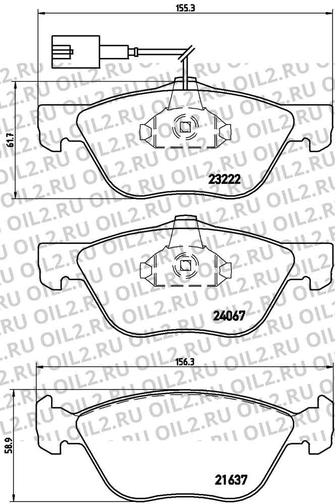  BREMBO P 23 112. .