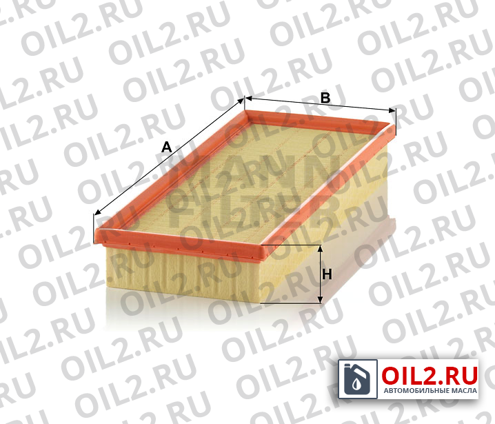 Габаритный чертеж MANN C 39 160/1 Габаритный чертеж MANN C 39 160/1