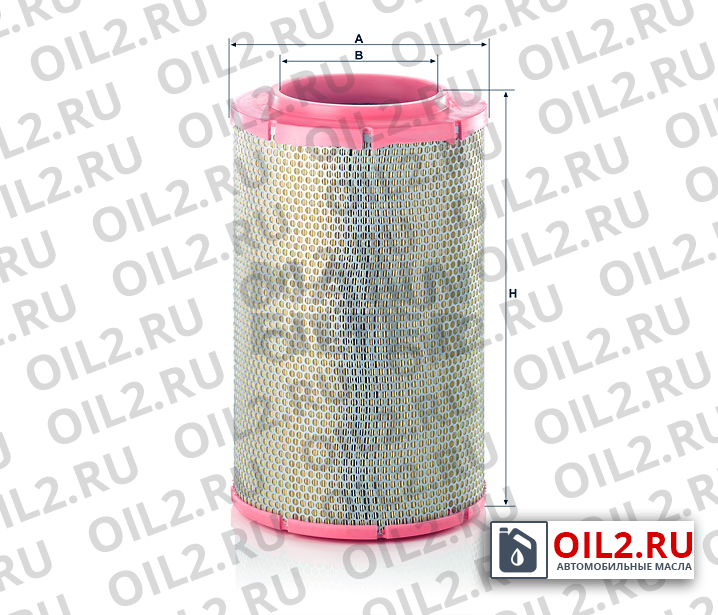 Габаритный чертеж MANN C 30 1345 Габаритный чертеж MANN C 30 1345