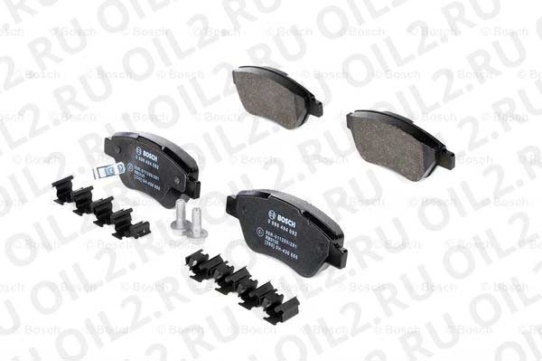 набор тормозных колодок; фронт (Bosch 0986494092). Фотогаллерея. набор тормозных колодок; фронт (Bosch 0986494092). Фотогаллерея.