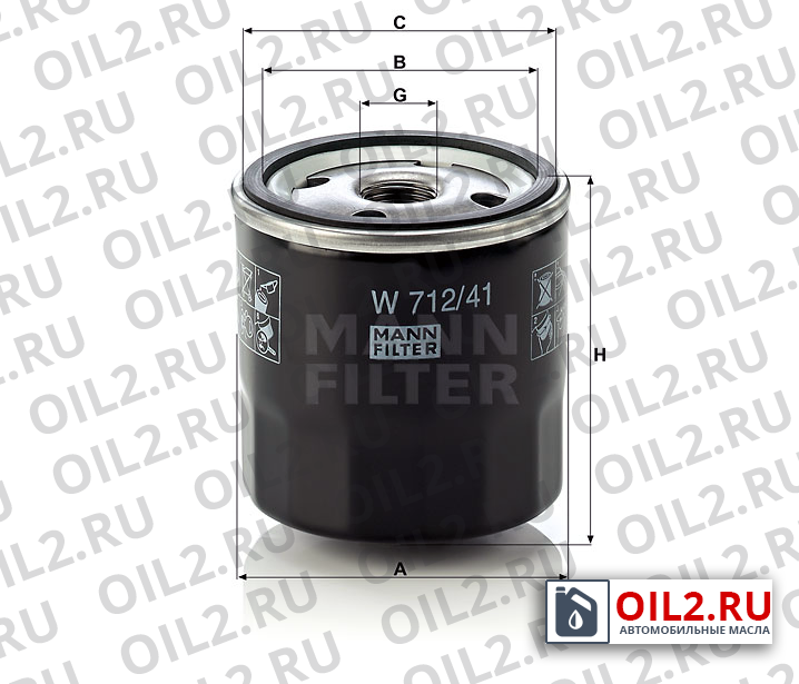���������� ������ MANN W 712/41