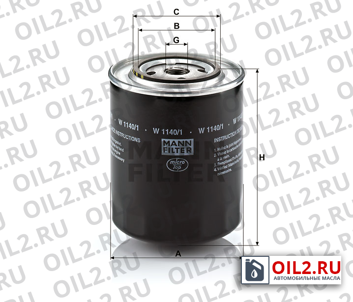   MANN W 1140/1