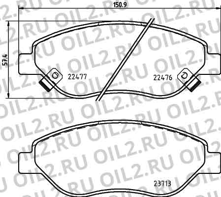 ������  BREMBO P 23 178