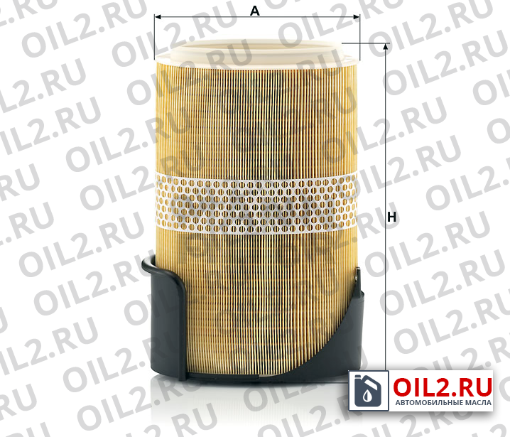 Габаритный чертеж MANN C 31 002 Габаритный чертеж MANN C 31 002