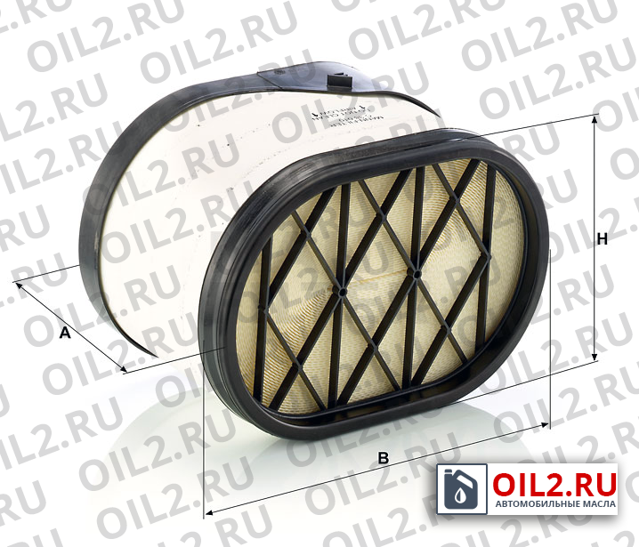 Габаритный чертеж MANN C 38 010 Габаритный чертеж MANN C 38 010