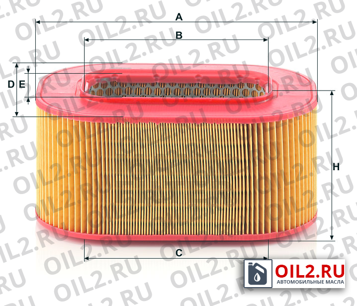 Габаритный чертеж MANN C 29 200 Габаритный чертеж MANN C 29 200