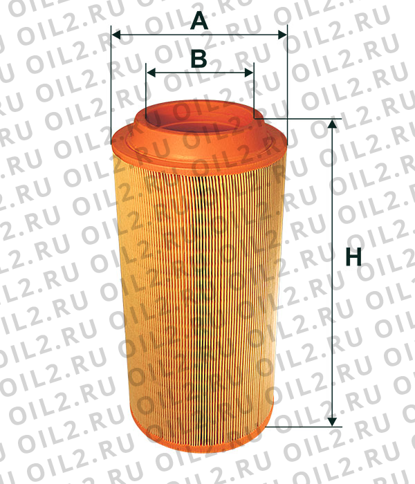 Габаритный чертеж Фильтр FILTRON AR 200/5 Габаритный чертеж Фильтр FILTRON AR 200/5