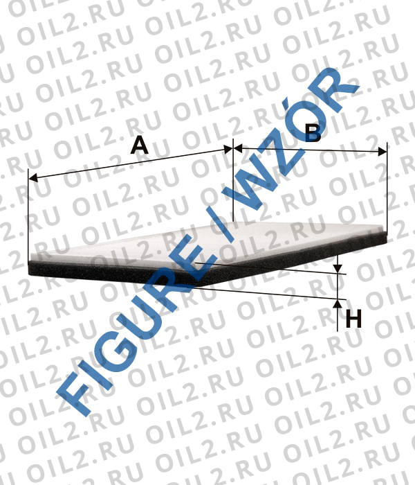 Габаритный чертеж Фильтр FILTRON K 1356 Габаритный чертеж Фильтр FILTRON K 1356
