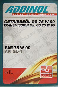 Купить Трансмиссионное масло ADDINOL Getriebeol GS 75W-90 1 л.