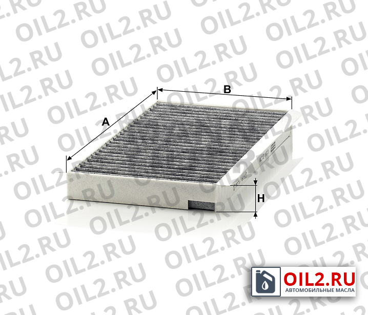 Габаритный чертеж MANN CUK 3139 Габаритный чертеж MANN CUK 3139