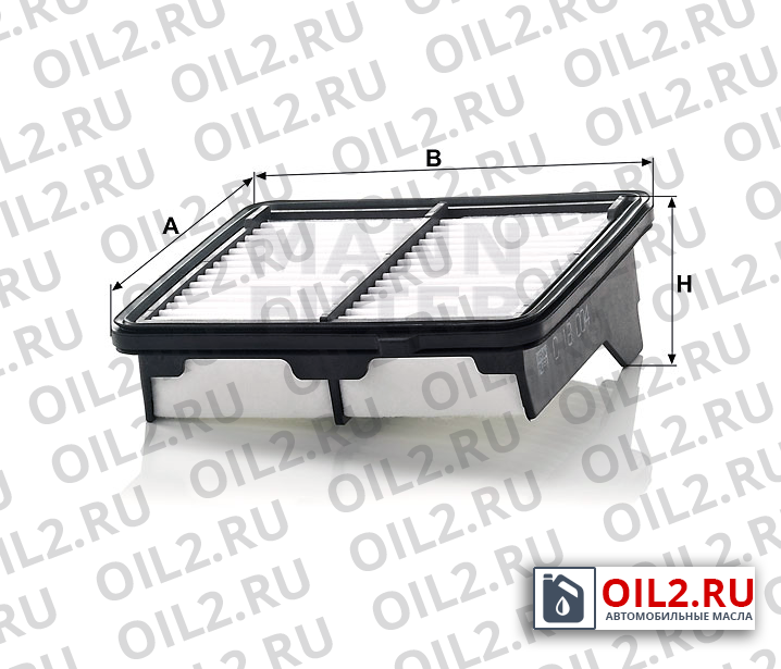 Габаритный чертеж MANN C 18 004 Габаритный чертеж MANN C 18 004