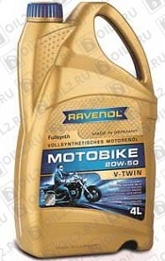 RAVENOL Motobike V-Twin 20W-50 Fullsynth 4 . 
