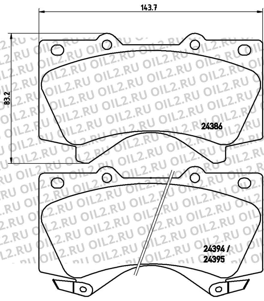  BREMBO P 83 107. .