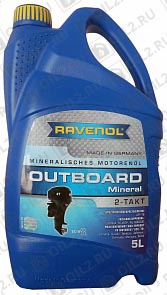 пїЅпїЅпїЅпїЅпїЅпїЅ RAVENOL Outboard 2T Mineral 5 л.
