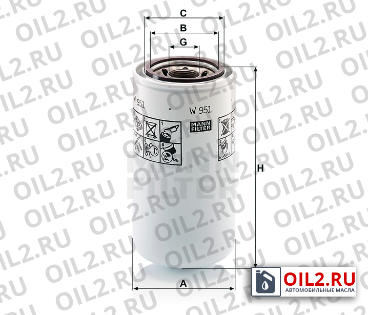   MANN W 951
