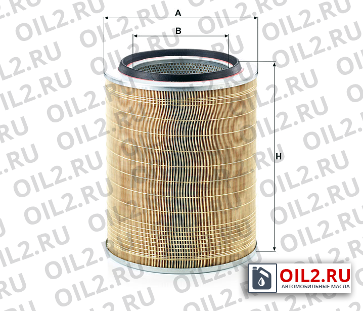Габаритный чертеж MANN C 30 703/1 Габаритный чертеж MANN C 30 703/1