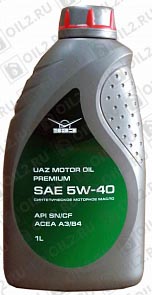 UAZ Motor Oil Premum 5W-40 1 . 