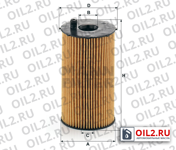 Габаритный чертеж MANN HU 934/1 x Габаритный чертеж MANN HU 934/1 x