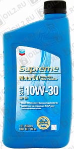 CHEVRON Supreme Synthetic Blend Motor Oil 10W-30 0,946 . 