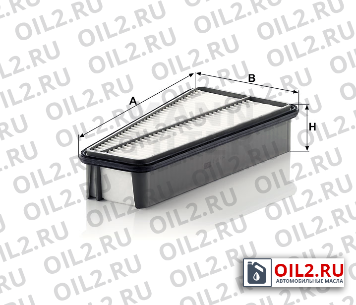 Габаритный чертеж MANN C 35 004 Габаритный чертеж MANN C 35 004